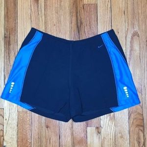 Nike drifit navy shorts sz m